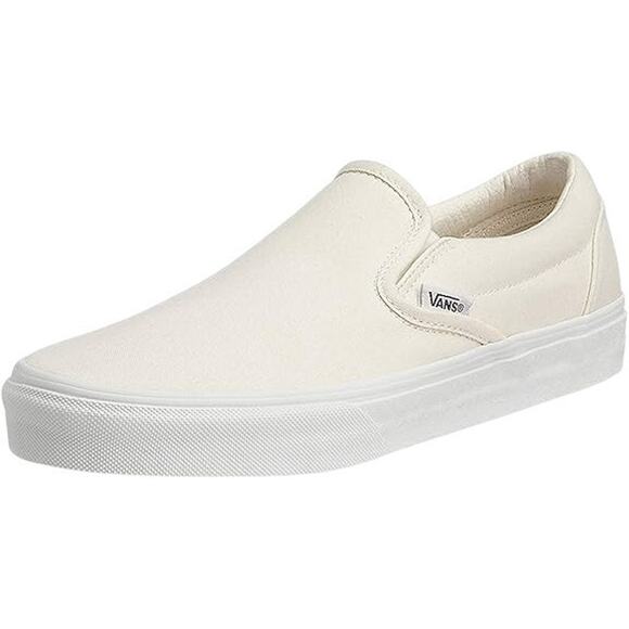 VANS Classic Slip-On White Men\'s Skate Shoes Size 8.5 NEW